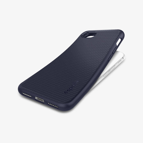 042CS20511 - iPhone SE Liquid Air case in black showing the back